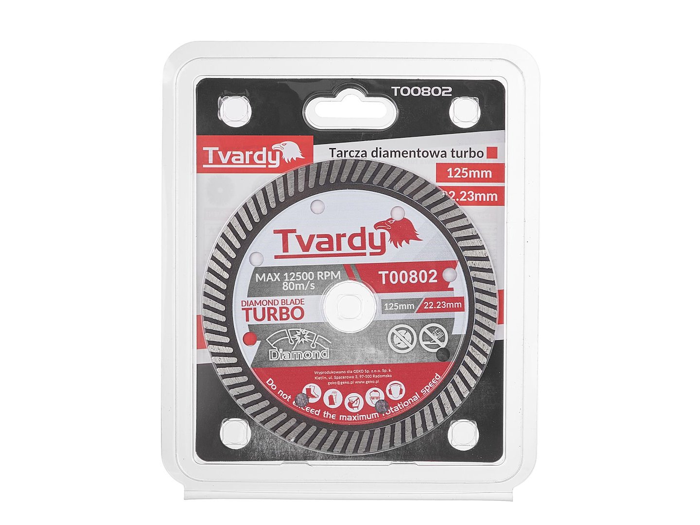 GEKO Turbo diamantový kotouč 125 x 10 x 22,23 mm