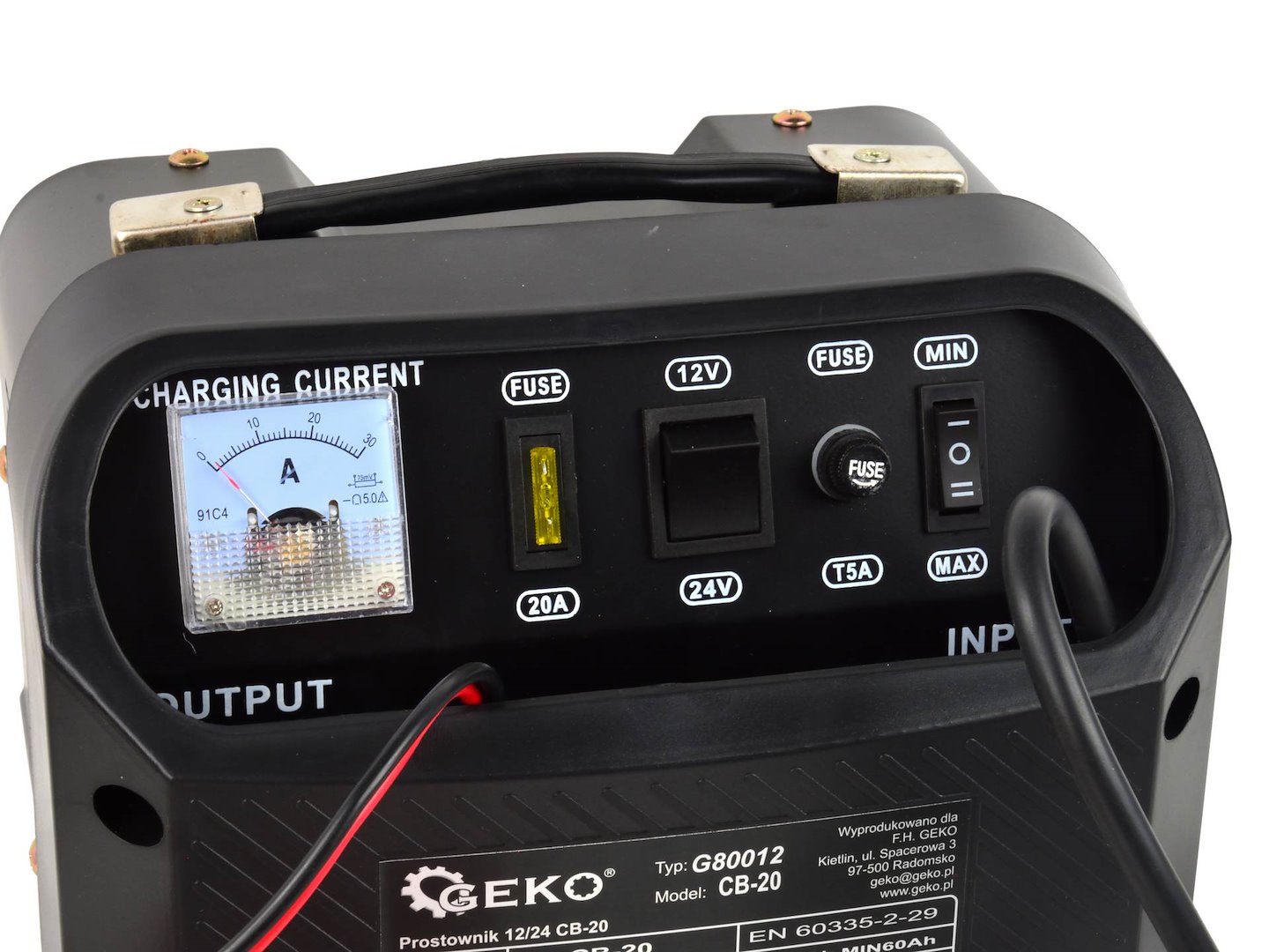 GEKO Autonabíječka s Euro zástrčkou (obrázek 4)