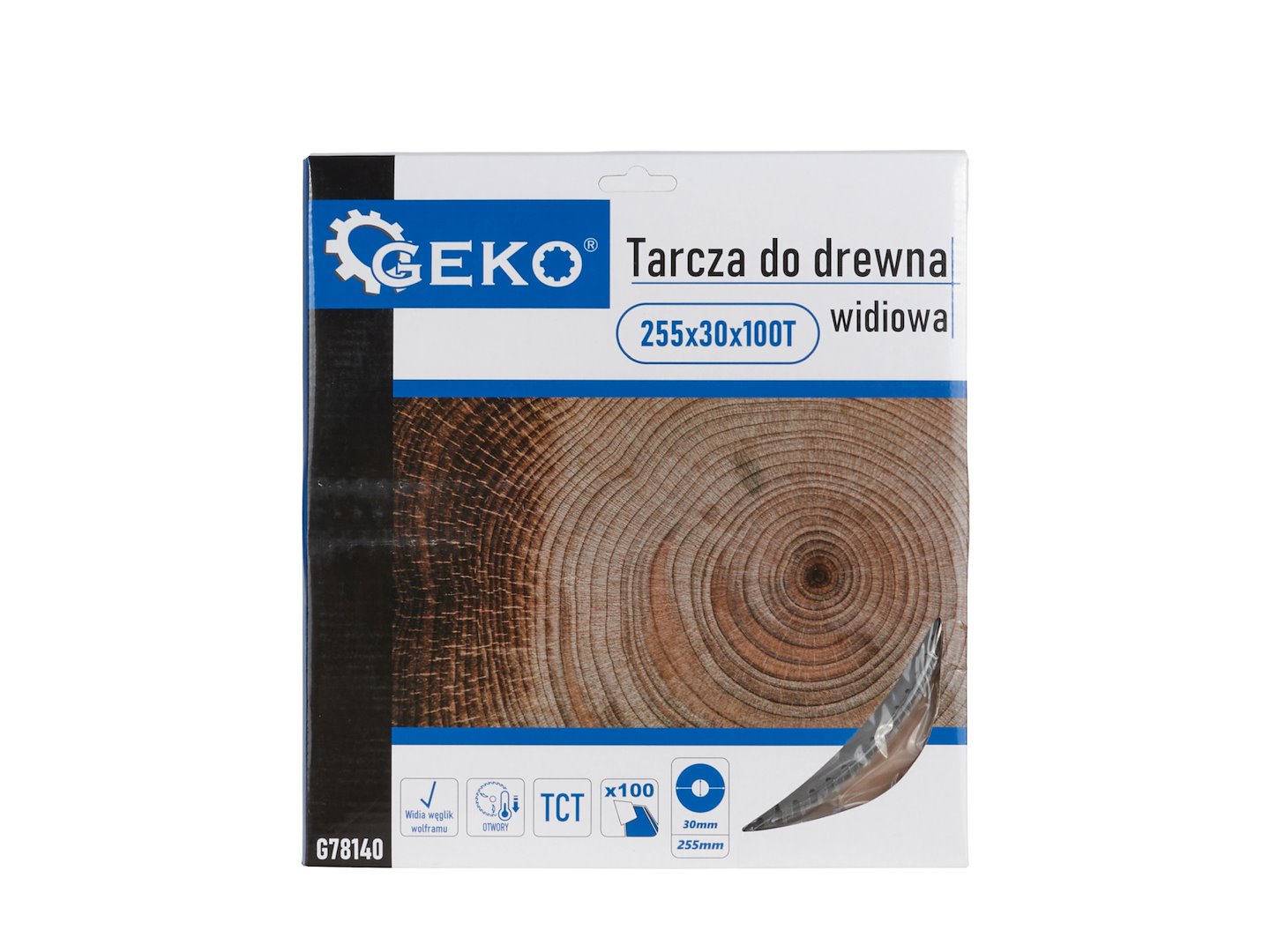 GEKO Kotouč pilový na dřevo 255x30x100T