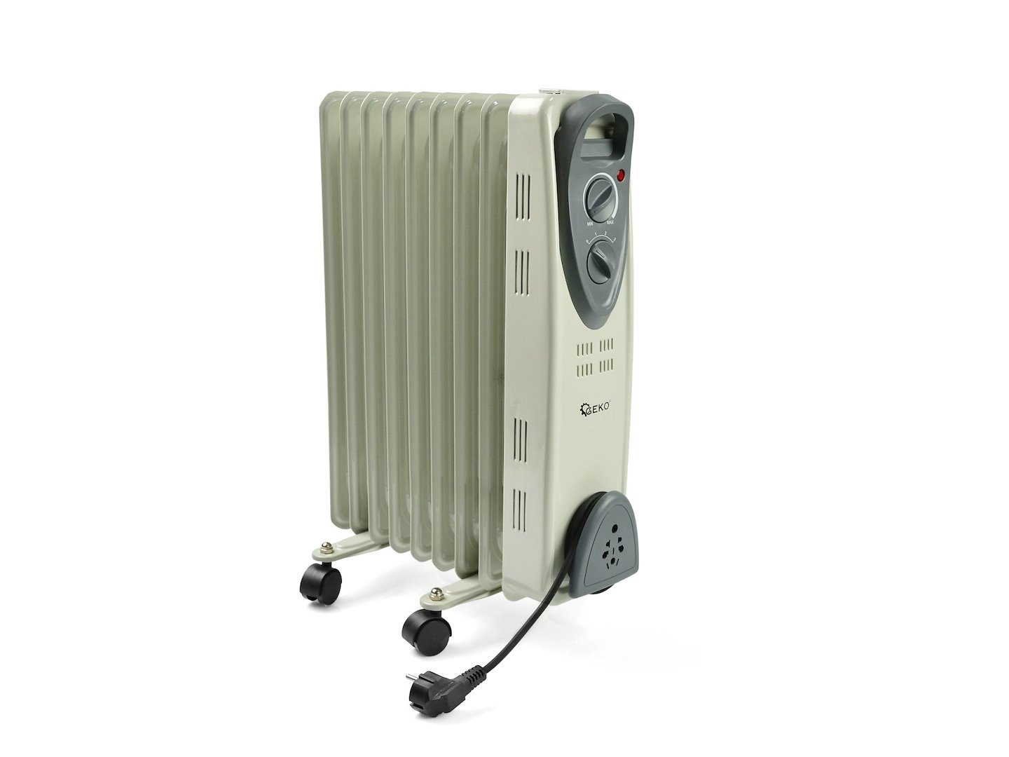 GEKO Olejový ohřívač s regulací a termostatem 9 lamel 2000W B57