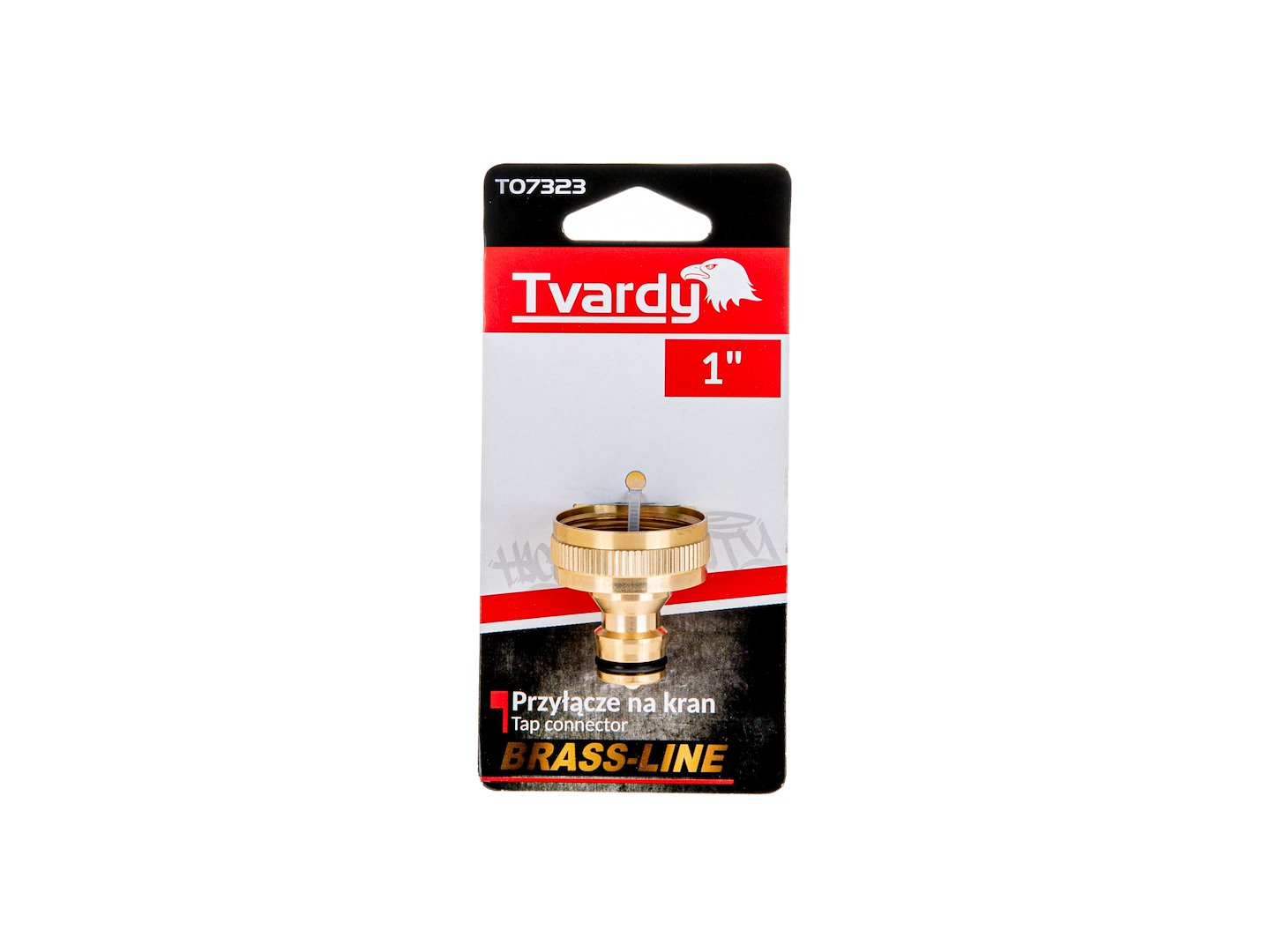 1" kohoutkový konektor řady BRASS-LINE