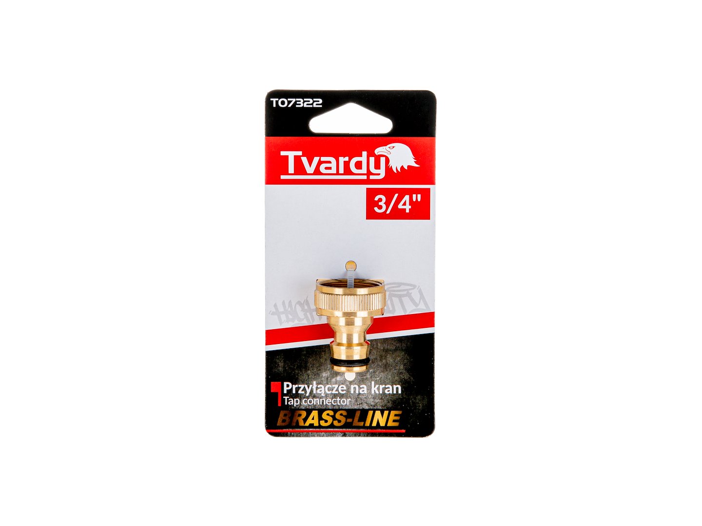 3/4" kohoutkový konektor řady BRASS-LINE