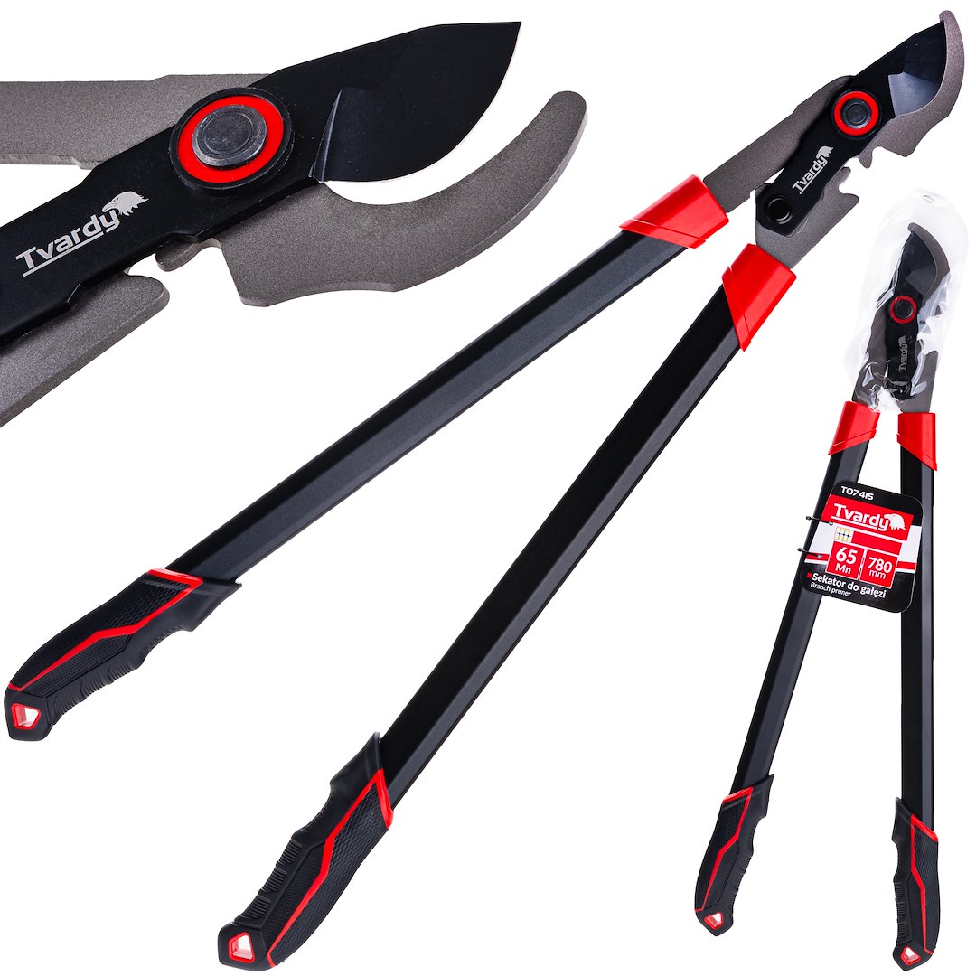 GEKO Prořezávací nůžky s bypassovým ostřím 780 mm 65Mn PTFE