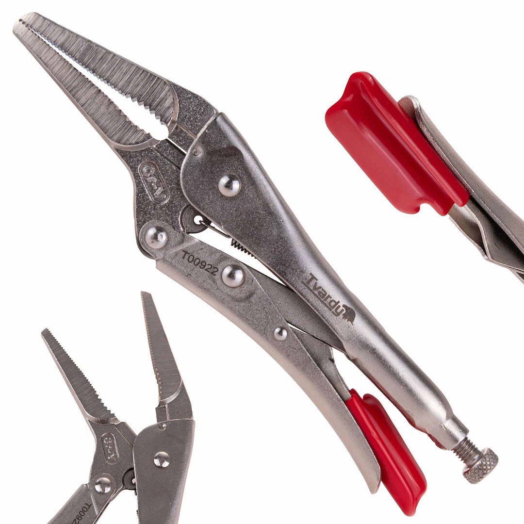 GEKO 9" 225 mm CrV rovné kleště s dlouhými čelistmi a aretací