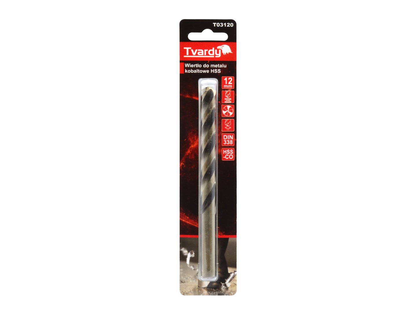 GEKO HSS kobaltový vrták M35 3 drážky ostrý 12 mm (obrázek 4)