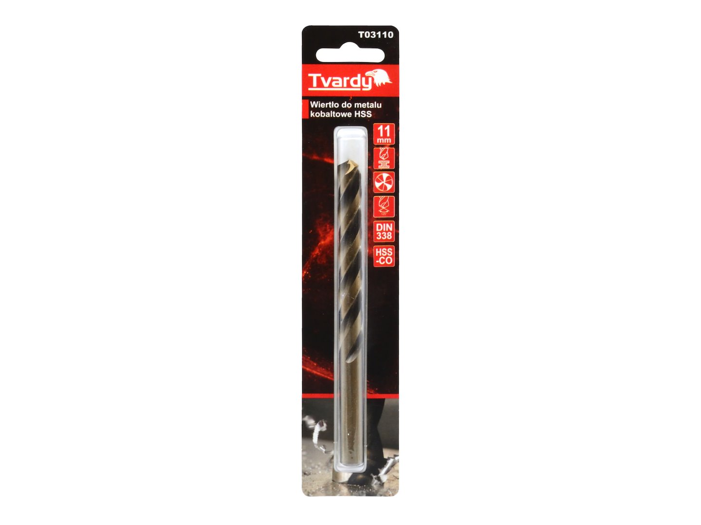 GEKO HSS kobaltový vrták M35 3 drážky ostrý 11 mm (obrázek 4)