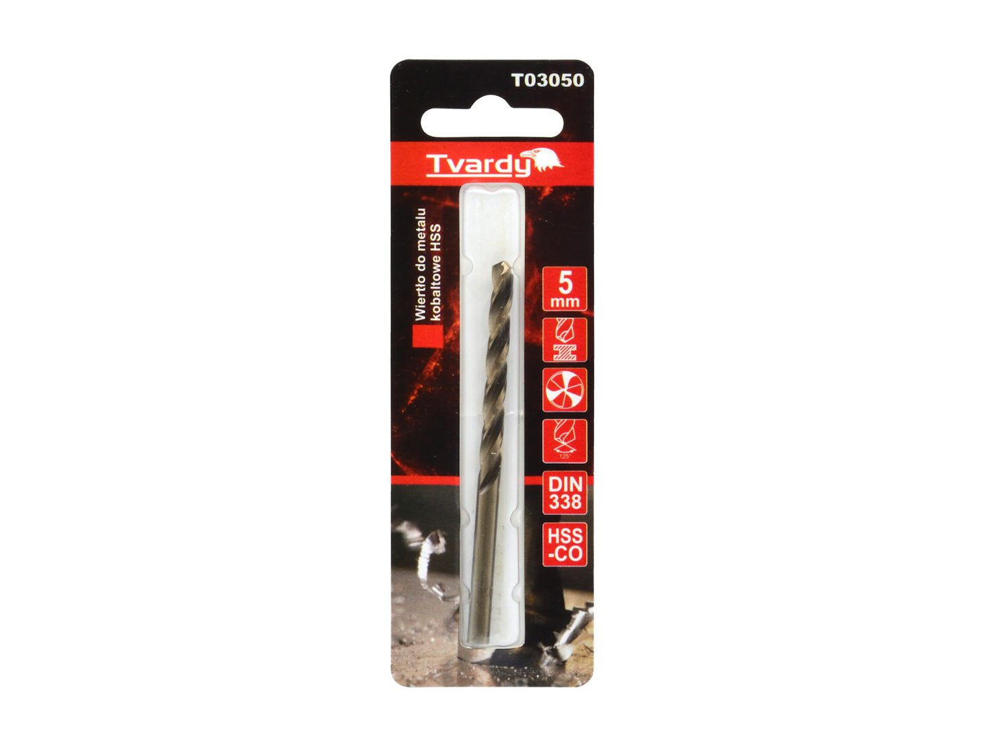 GEKO HSS kobaltový vrták M35 3 drážky ostrý 5 mm (obrázek 4)