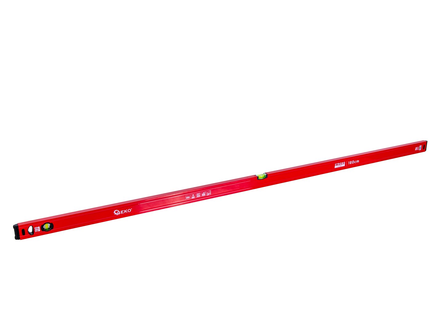GEKO Vodováha magnetická hliníková STRONG LINE -(Délka: 180 cm) (obrázek 3)