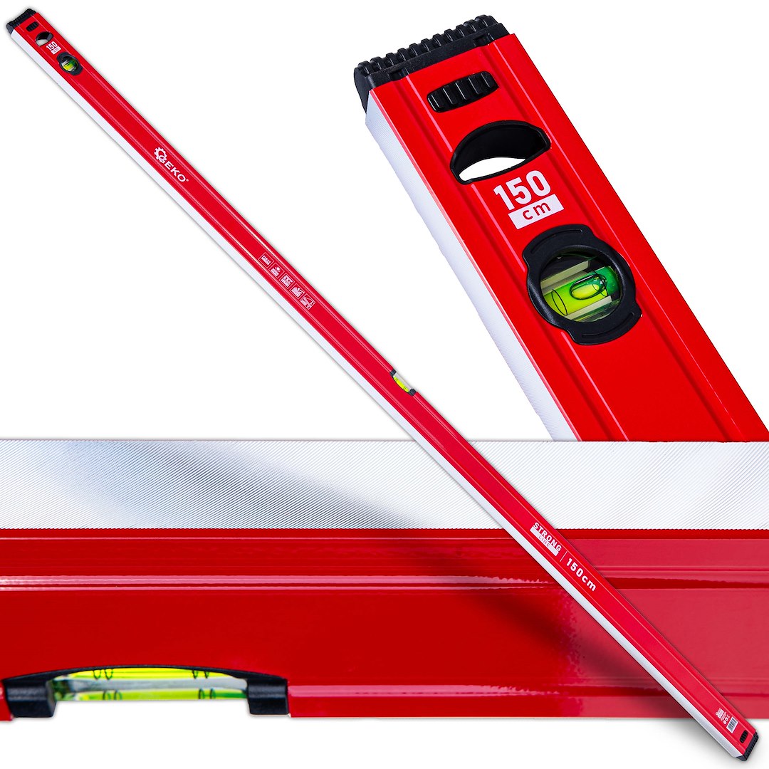 GEKO Vodováha magnetická hliníková STRONG LINE -(Délka: 150 cm)