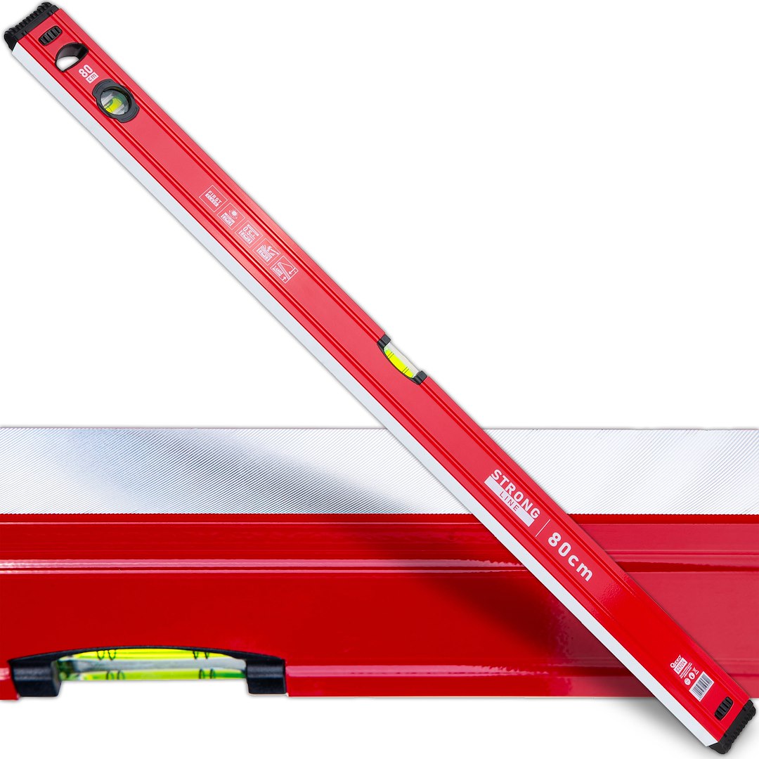 GEKO Vodováha magnetická hliníková STRONG LINE -(Délka: 80 cm)