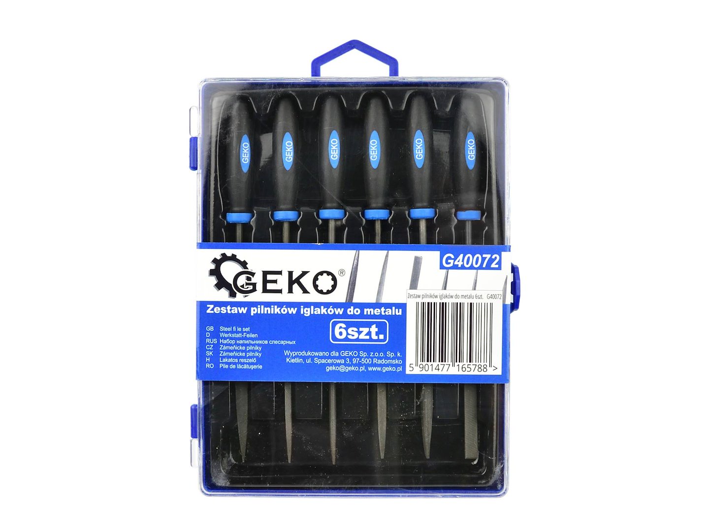 GEKO Sada jehlových pilníků na železo 6ks (obrázek 4)