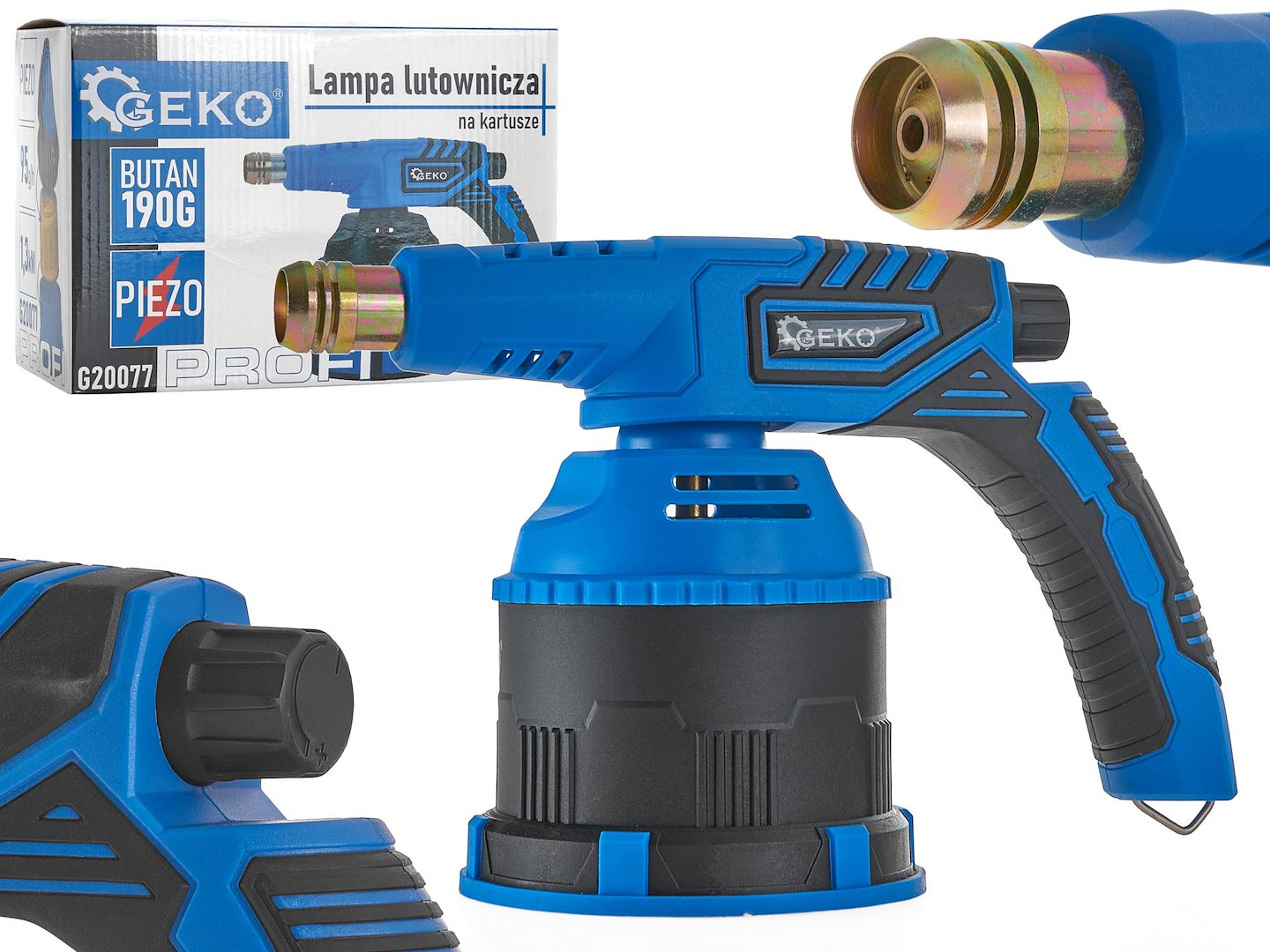 GEKO Hořák s piezoelektrickým zapalováním PROFI