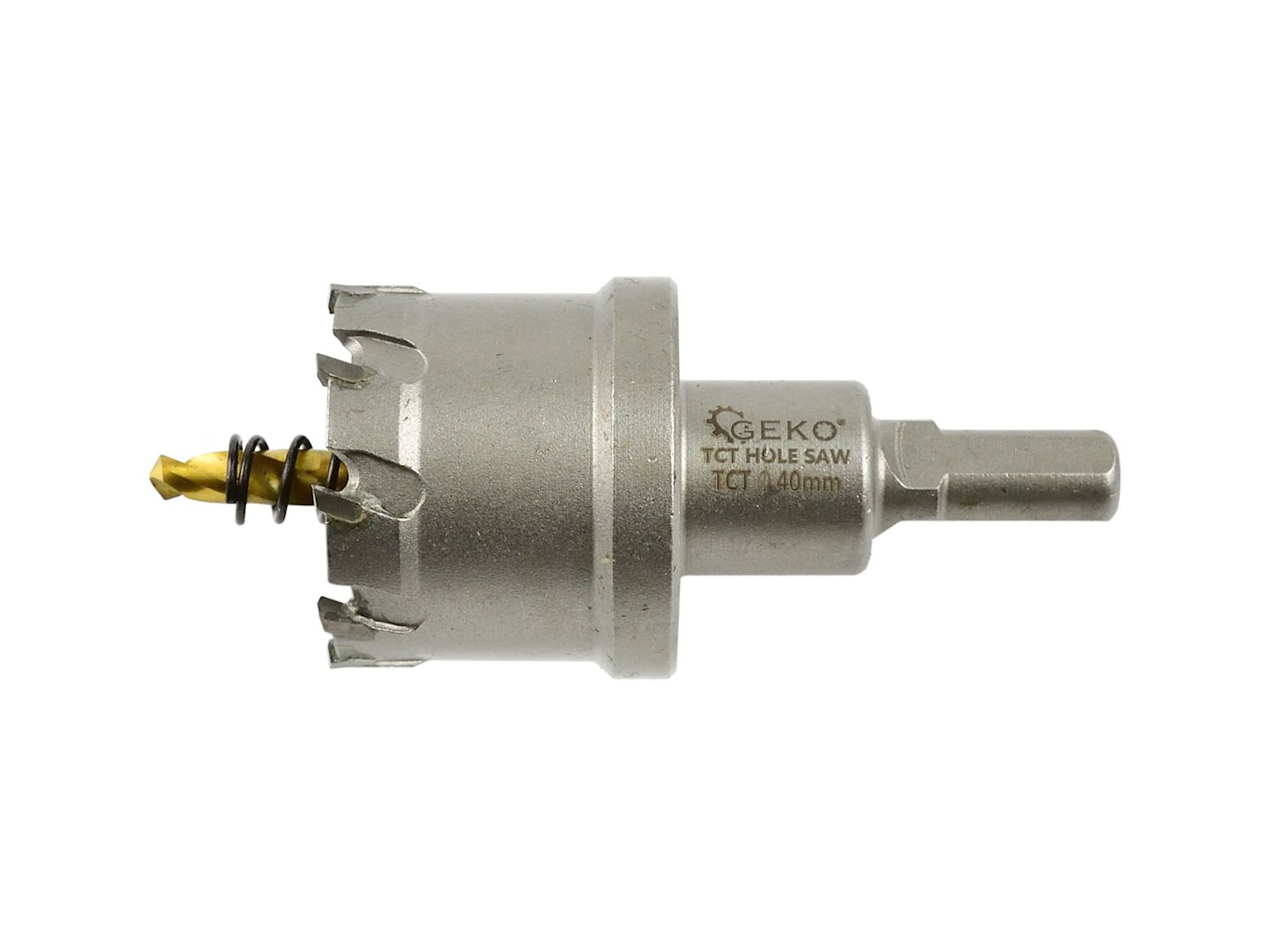 GEKO Korunkový vrták do kovu TCT, 40mm