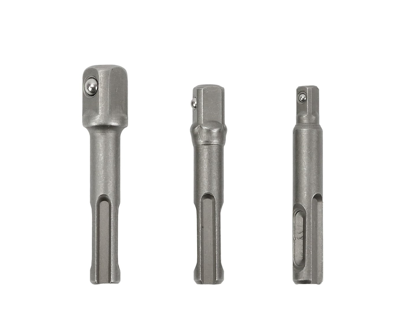 GEKO Adaptéry SDS+ pro nástrčné hlavice 1/4", 3/8“, 1/2“