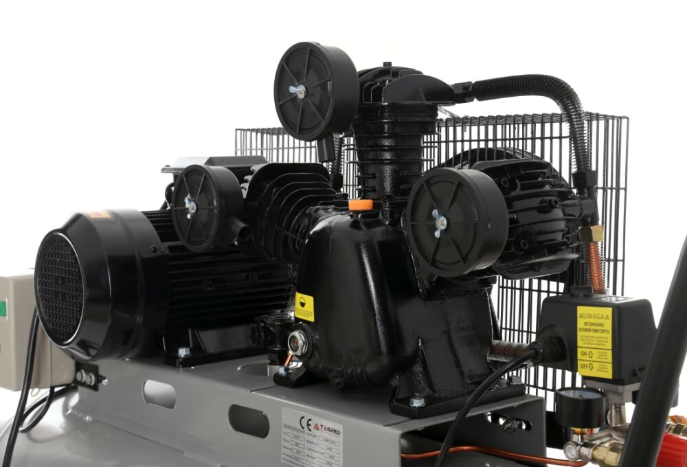 Olejový kompresor, TAGRED 200L 400V třípístkový kompresor, výkonný TA309 (obrázek 4)