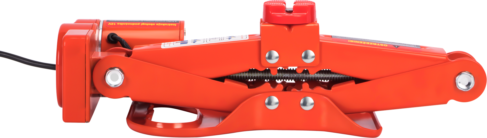 Elektrický automobilový nůžkový/trapézový zvedák 12 V, 3 t, v kufříku KD1369
