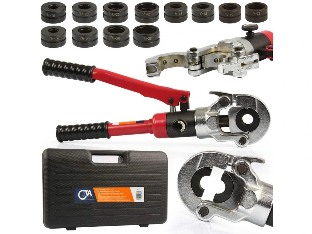 Kleště lisovací na trubky PEX 12t 16-32mm, U/V/TH CATA