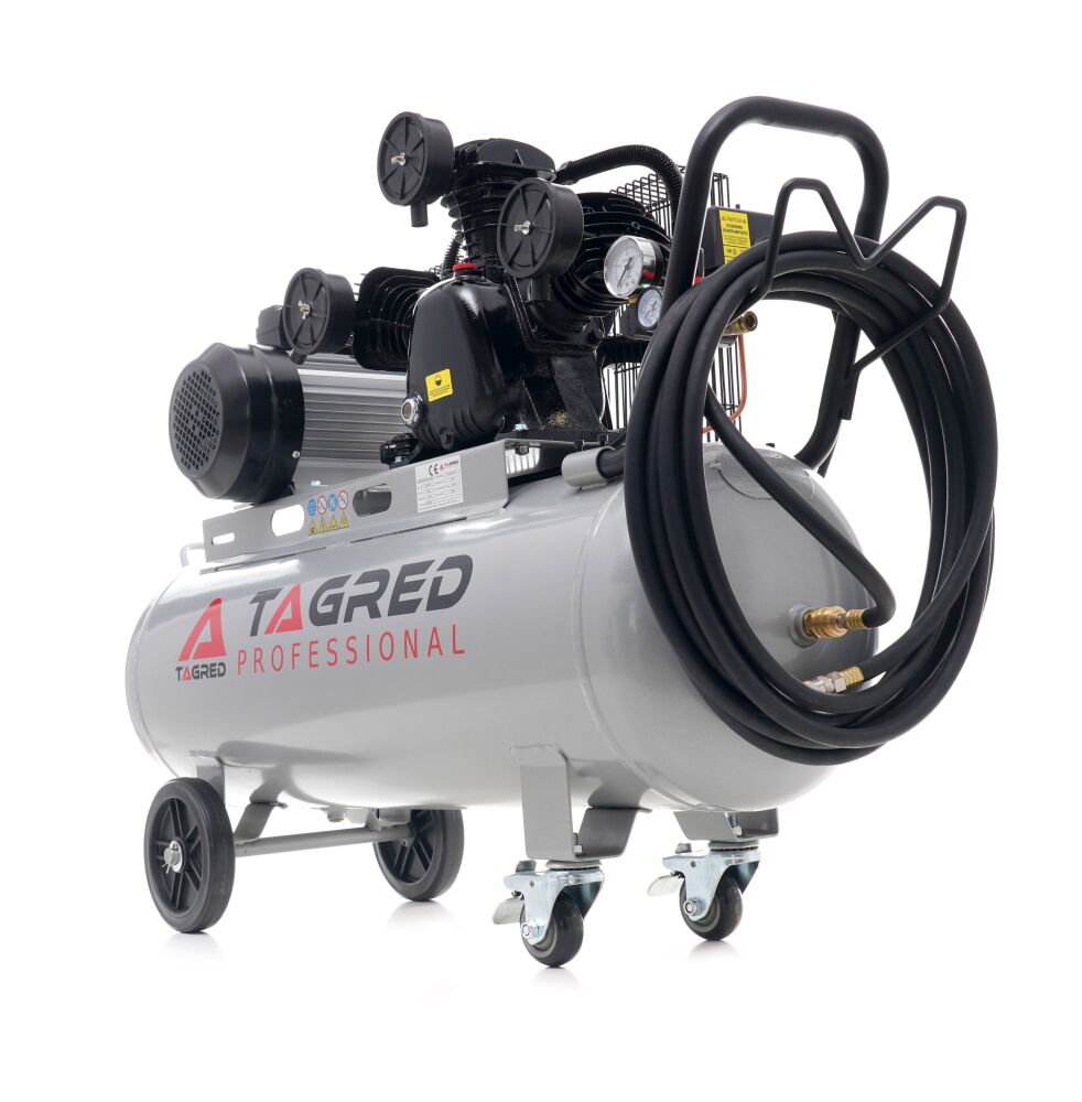 Olejový kompresor, 200l, třípístový, 4,1kW + separátor, Tagred TA326B (obrázek 4)