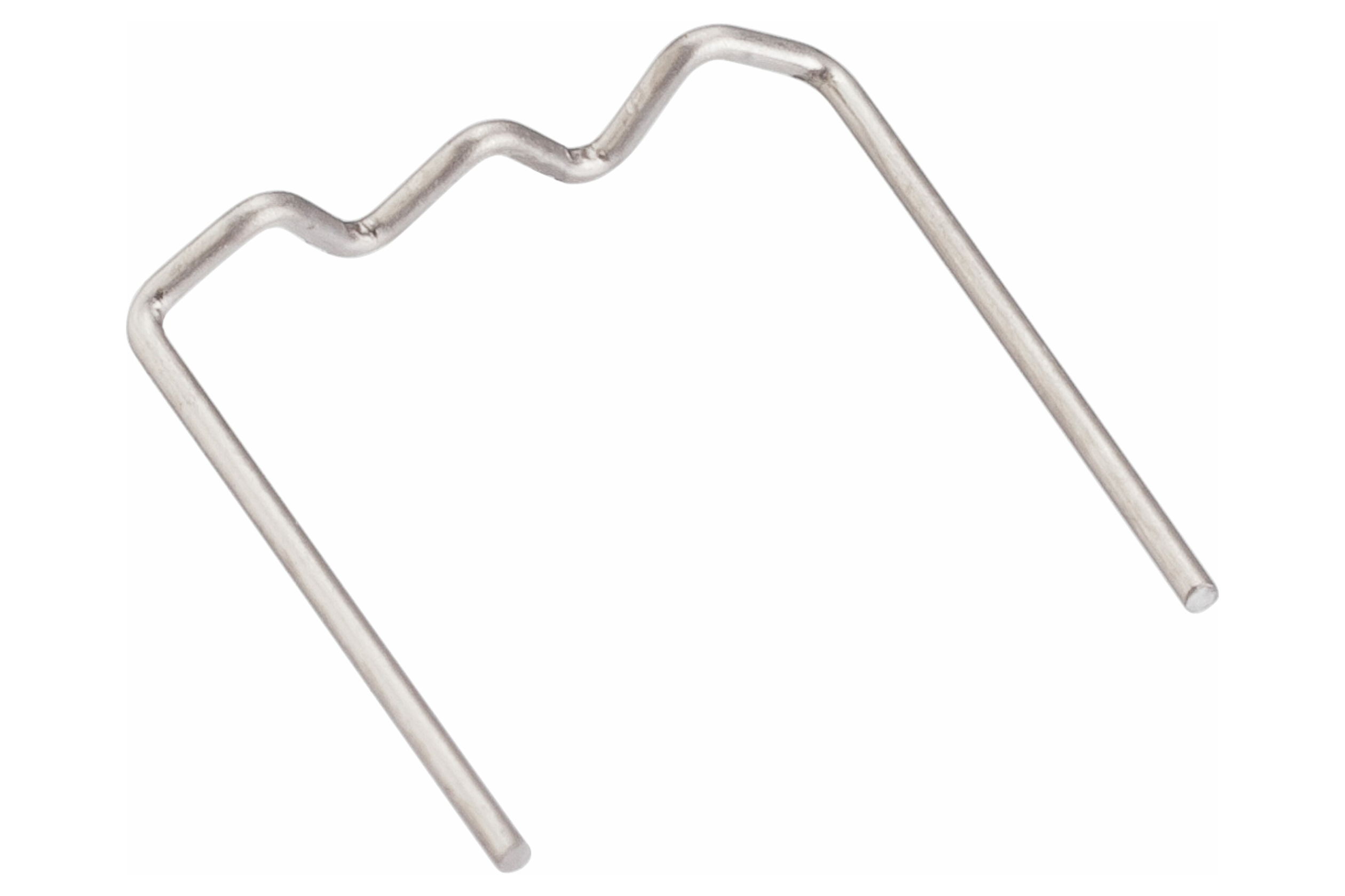 Sponky na sváření plastů, tvar W, průměr 0,6 mm, sada 100 ks - VIGOR V3673