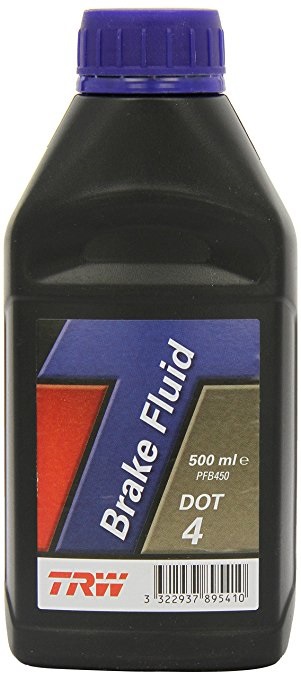 Brzdova kapalina DOT 4, 500 ml - TRW PFB450