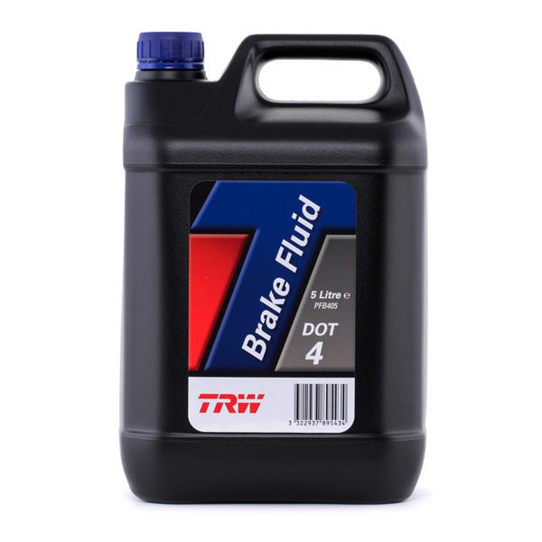 Brzdová kapalina DOT 4, obsah 5 litrů - TRW PFB405