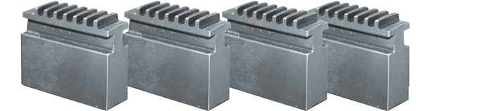 OPTIMUM Měkké čelisti pro 4-čelisťové sklíčidlo O 100 mm