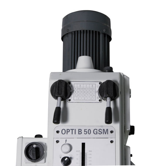 OPTIMUM Sloupová převodová vrtačka OPTIdrill B 50 GSM (obrázek 3)