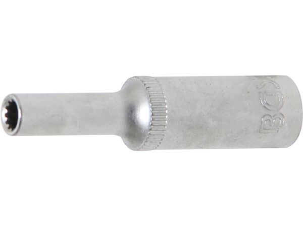 Levně BGS Technic BGS 10154 Nástrčná hlavice 1/4" 4 mm, prodloužená - Gear Lock