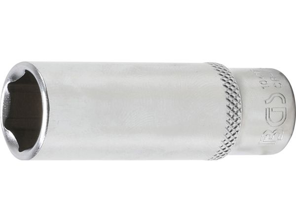 Levně BGS Technic BGS 10412 Nástrčná hlavice 1/4" 12 mm, 6hranná, prodloužená, Pro Torque