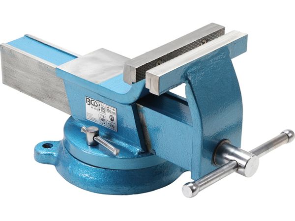Levně BGS Technic BGS 59115 Otočný strojní svěrák 150 mm, ocelový, kovaný