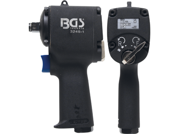 Levně BGS Technic BGS 3245-1 Pneumatický rázový utahovák 1/2" - extra krátký (678 Nm)