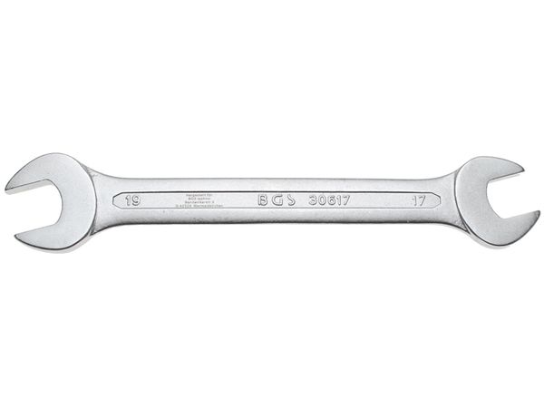 Levně BGS Technic BGS 30617 Oboustranný klíč 17 x 19 mm, DIN 3110