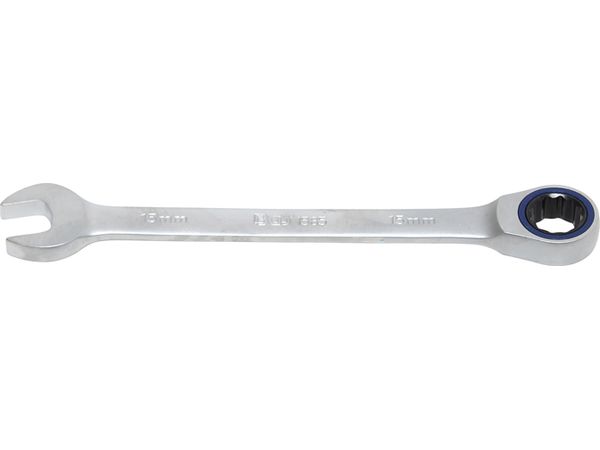 Levně BGS Technic BGS 1585 Očkoplochý klíč 15 mm s ráčnou "Microlock"