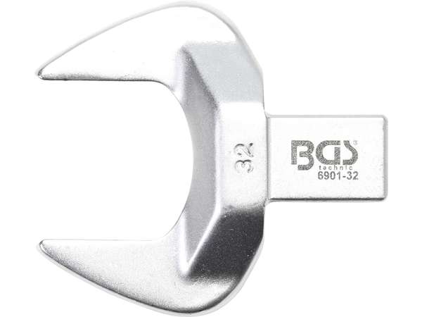 Levně BGS Technic BGS 6901-32 Nástrčný plochý (otevřený) klíč 32 mm s upnutím 14x18 mm