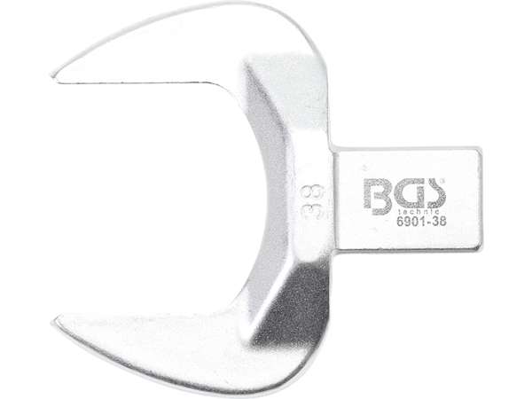 Levně BGS Technic BGS 6901-38 Nástrčný plochý (otevřený) klíč 38 mm s upnutím 14x18 mm