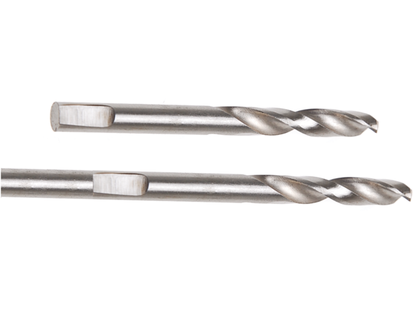Levně BGS Technic BGS 3906-1 Náhradní středicí vrtáky 4 a 5 mm, délka 73 a 104 mm pro vykružovac
