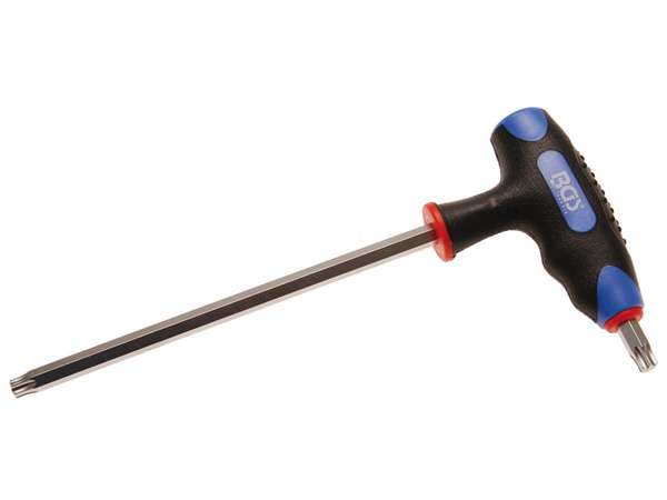 Levně BGS Technic BGS 4010-16 Zástrčný klíč T-profil T40 s T-rukojetí a boční čepelí