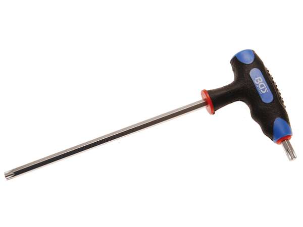 Levně BGS Technic BGS 4010-15 Zástrčný klíč T-profil T30 s T-rukojetí a boční čepelí
