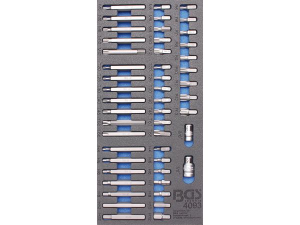 Levně BGS Technic BGS 4093 Kombinované bity 3/8". Sada 49 dílů