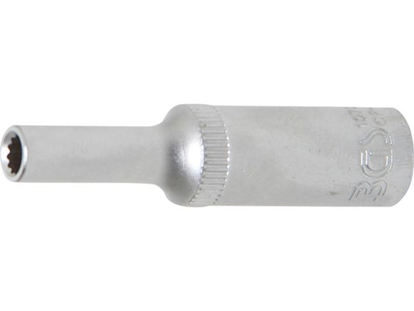 Levně BGS Technic BGS 10702 Nástrčná hlavice 1/4" dvanáctihranná 4 mm, prodloužená