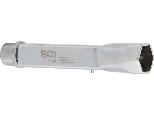 Levně BGS Technic BGS 9154 Nástrčná hlavice 3/8" 20,8 mm na zapalovací svíčky, výsuvná ve 3 stup