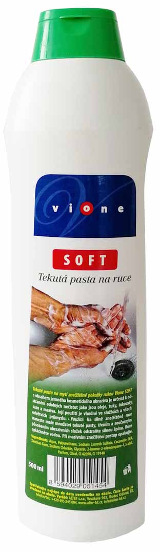 Levně Vione Tekutá čistící pasta na ruce, 500 ml, v láhvi