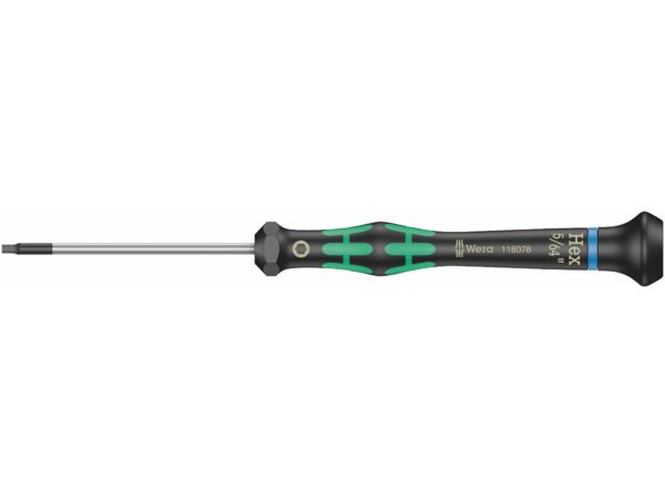 Wera 118100 Šroubovák šestihranný 5/64"x60 mm s kulovou hlavou k použití v elektronice Kra