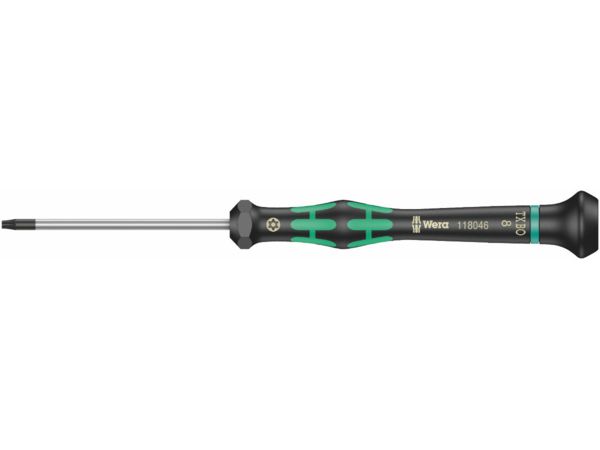 Wera 118046 Šroubovák TORX TX 8 BOx60 mm k použití v elektronice Kraftform Micro typ 2067,