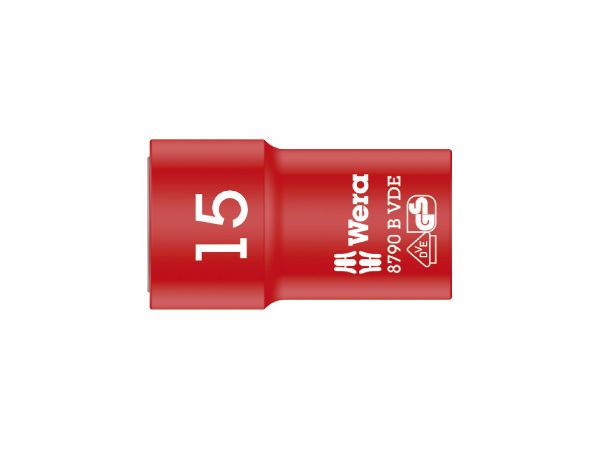 Levně Wera 004959 Nástrčná hlavice 3/8" 6hran 15 mm typ 8790 B Zyklop VDE