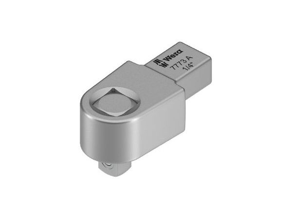 Wera 078200 Nástrčná hlava - čtyřhran 1/4'' pro momentové klíče s upnutím 9x12 mm