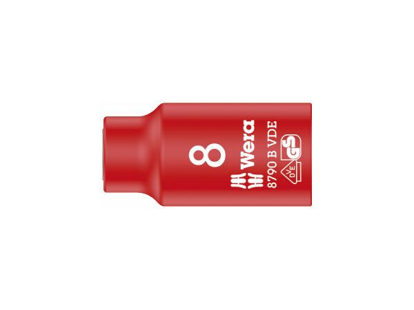 Levně Wera 004952 Nástrčná hlavice 3/8" 6hran 6 mm typ 8790 B Zyklop VDE
