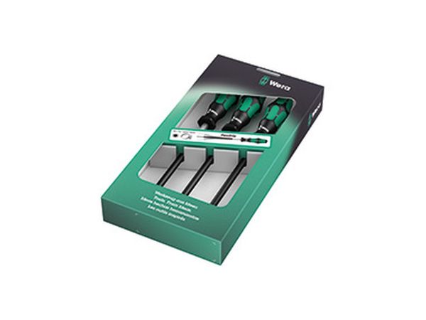 Levně Wera 135311 Nástrčné šroubováky Kraftform Plus – řada 300 typ 391/3 (Sada 3 díly)