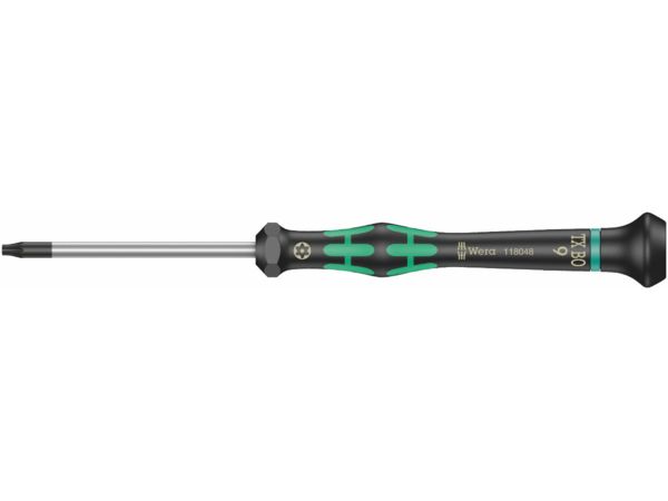 Levně Wera 118048 Šroubovák TORX TX 9 BOx60 mm k použití v elektronice Kraftform Micro typ 2067,