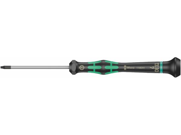 Levně Wera 118044 Šroubovák TORX TX 7 BOx60 mm k použití v elektronice Kraftform Micro typ 2067,